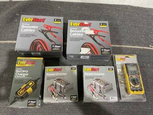 lot 124 image: LOT OF 6 Miscellaneous EverStart Maxx Tools