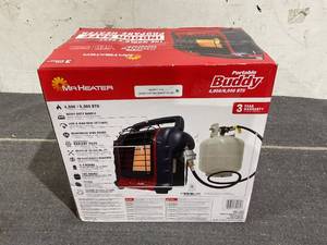 lot 138 image: Mr. Heater Brand Portable Buddy 9,000 BTU Outdoor Camping Liquid Propane Heater