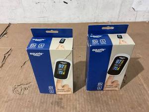 lot 235 image: LOT OF 2 Equate Pulse Oximeter