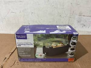 lot 252 image: Better Homes and Gardens Rectangle Gas Burning Tabletop Fire Pit
