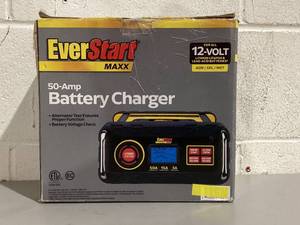 lot 488 image: Everstart Maxx 15 Amp Automotive Battery Charger with 50 Amp Engine Start (BC50BE)