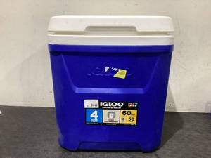 lot 610 image: Igloo 60 QT Laguna Ice Chest Cooler with Wheels