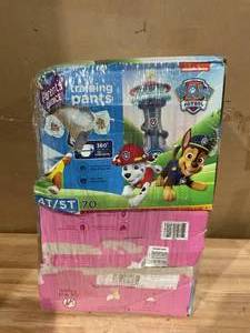lot 404 image: LOT OF 2 Parents Choice Paw Patrol Training Pants for Girls & Boys, 4T5T, 70 Count