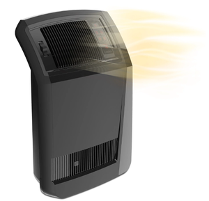 lot 104 image: Lasko 1500W Cyclonic Ceramic Console Electric Space Heater with Timer