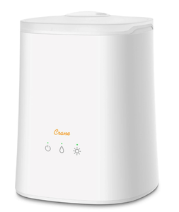 lot 134 image: Crane 1.2 Gallon Cool Mist Top Fill Humidifier & Aroma Diffuser for Medium to Large Rooms