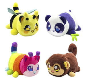 lot 152 image: LOT OF 6 Aphmau MeeMeows 11 inch Classic Mystery Plush, Safari Plush Mystery Box, Blind Box, 1 of 4 Possible Safari MeeMeows