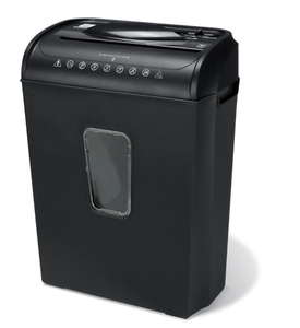 lot 167 image: PenGear 6-Sheet Cross-cut PaperCredit Card Shredder with 3.7 Gallon Bin, Black,Home and Office Use