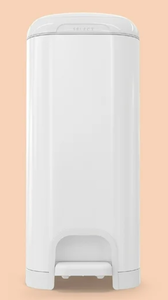 lot 176 image: Diaper Genie Select Pail, Green,Stainless Steel, 1 Diaper Pail,1 Square Refill-165 Count