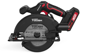 lot 232 image: Hyper Tough 20V 6.5in. Brushless Circular saw, with 2.0Ah Battery Pack and Standard Charger