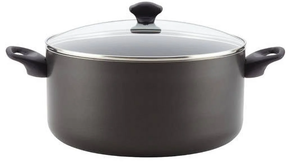 lot 239 image: LOT OF 2 Farberware Dishwasher Safe Aluminum Nonstick Stockpot with Lid, 10.5 Quart