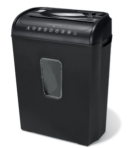 lot 654 image: PenGear 6-Sheet Cross-cut PaperCredit Card Shredder with 3.7 Gallon Bin, Black,Home and Office Use