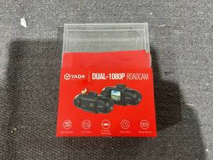 lot 197 image: YADA 1080P Dual Camera Dashcam, 120 Degree Wide Angle Lens, 1.5 LCD Screen, G-Sensor Technology with Park and Record Mode