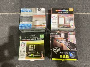 lot 202 image: LOT OF 4 Tape LightStrip Lights