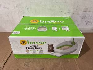 lot 280 image: Purina Tidy Cats Litter Box System, BREEZE System Starter Kit Litter Box, Litter Pellets & Pads