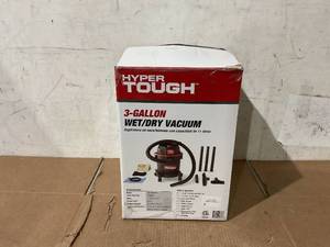 lot 281 image: Hyper Tough 3 Gallon Wet Dry Vacuum