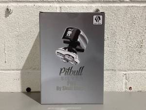lot 537 image: Skull Shaver Pitbull Silver PRO Electric Head Shaver for Men, Wet & Dry Bald Head Shaver with Ergonomic Design