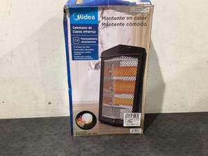 lot 643 image: Midea 1500W Quartz Electric Space Heater, MSH20Q3ABBV