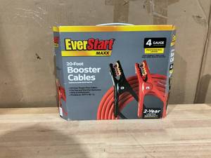 lot 443 image: EverStart Maxx 20-Foot 4-Gauge Professional Grade Booster Cables, 250 Amps