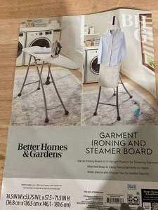 lot 420 image: Better Homes & Gardens Freestanding Garment Ironing and Steamer Board