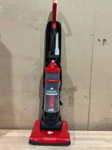 lot 427 image: Dirt Devil Power Express Upright Bagless Vacuum, Red