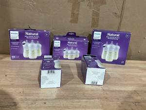 lot 431 image: LOT OF 5 Philips Avent Natural Bottles (10 Bottles)