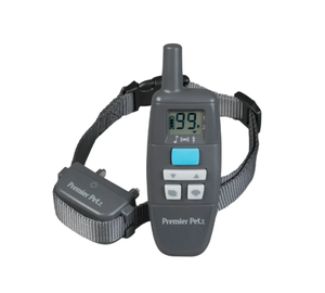 lot 380 image: Premier Pet 300 Yard Remote Trainer, 3 Correction Modes, Rechargeable, Waterproof, Gray