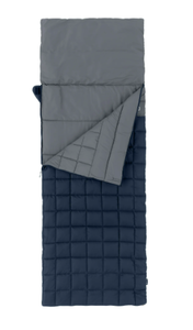 lot 444 image: Ozark Trail 40F Weighted Adult Sleeping Bag  Navy & Gray (Size 95 in. x 34 in.)