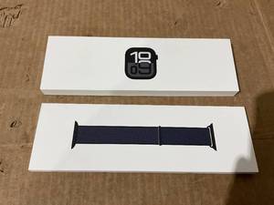 lot 25 image: Apple Watch Series 10 GPS 46mm Jet Black Aluminum Case MWWR3LWA