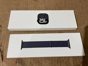 lot 30 image: Apple Watch Series 10 GPS 46mm Jet Black Aluminum Case MWWR3LWA