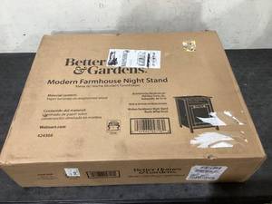 lot 85 image: Better Homes & Gardens Modern Farmhouse USB Nightstand