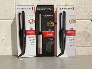 lot 598 image: LOT OF 3 Miscellaneous Remington Hair Tools