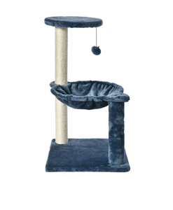 lot 520 image: Vibrant Life 3-Level Cat Tower with Hammock and Sisal Post,26.7inch,Blue