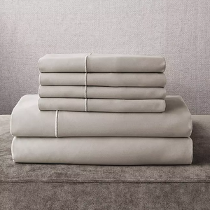 lot 60 image: 6PCS King Size Members Mark Hotel Luxury Collection 1000 Thread Count Egyptian Cotton Sheet Set