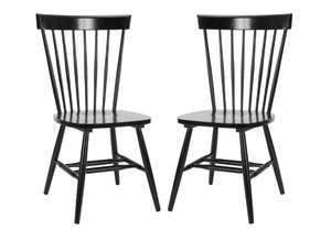 lot 77 image: LOT OF 2 2PCS SAFAVIEH Parker Solid Spindle Dining Chair
