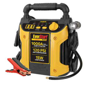lot 273 image: EverStart Maxx 1000 Amp Jump Starter & Air Compressor