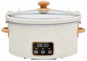 lot 282 image: The Pioneer Woman 6 Qt Digital Slow Cooker with Locking Lid
