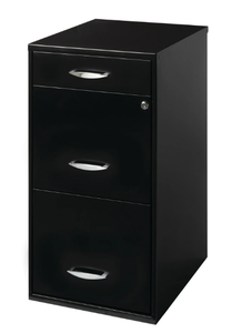 lot 667 image: Space Solutions 3 Drawer Letter Width Vertical File Cabinet with Pencil Drawer