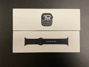 lot 2 image: Apple Watch Series 10 GPS 46mm Jet Black Aluminum Case MWWQ3LWA