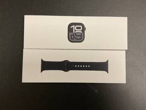 lot 3 image: Apple Watch Series 10 GPS 42mm Jet Black Aluminum Case MWWE3LWA