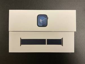 lot 5 image: Apple Watch Series 9 GPS 45mm Smartwatch with Midnight Aluminum Case MR9C3LWA