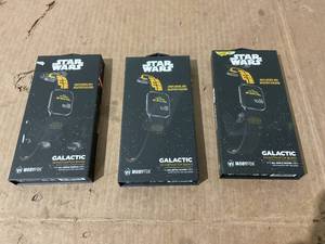 lot 307 image: LOT OF 3 Star Wars Galactic Edition - Silicone Apple Watch Band Fits all Sizes