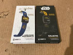 lot 313 image: LOT OF 2 Character SmartWatch Bands Fits All Apple Watch Sizes