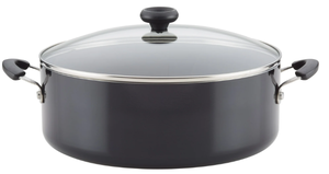 lot 206 image: LOT OF 2 Farberware Easy Clean 8 Quart Aluminum Nonstick Stockpot