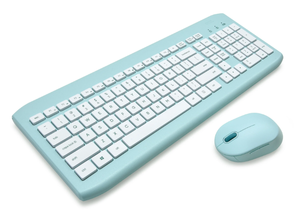 lot 207 image: LOT OF 2 Onn. Wireless Keyboard and Compact Mouse with Dual-Connectivity, 2.4 GHz Wireless USB Receiver