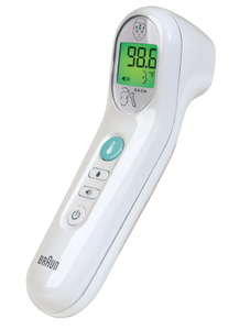 lot 580 image: Braun No Touch 3-in-1 Digital Thermometer, Suitable for All Ages, BNT100US