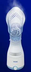 lot 595 image: Vicks Steam Sinus Inhaler with 4 Bonus VapoPads, Allergies and Colds
