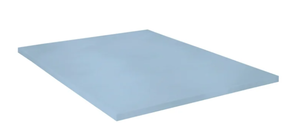 lot 686 image: King Size Mainstays 2 Memory Foam Mattress Topper