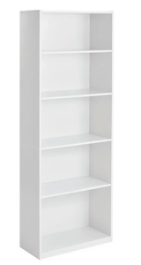 lot 690 image: Mainstays 5-Shelf Bookcase with Adjustable Shelves