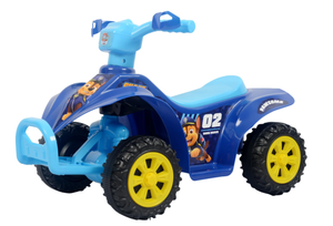 lot 708 image: Paw Patrol Chase ATV Quad, 6V Battery Powered Ride On for Kids Ages 1.5