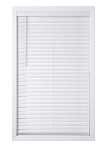 lot 718 image: Better Homes & Gardens 2 Cordless Faux Wood Horizontal Blinds